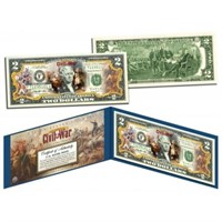 American Civil War Battle of New Orleans $2 Bill