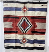 Navajo Indian Chiefs Blanket Rug Moki Revival
