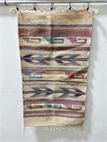 Southwest Mexican Indian Pattern Blanket Rug