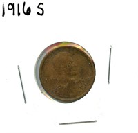 1916-S Lincoln Wheat Cent