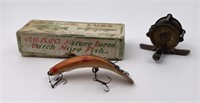 Antique Fishing Lure and Reel