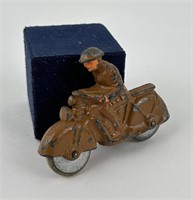 Antique Motorcycle Rider Toy