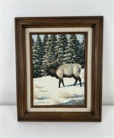 Rodney Steven Lawrence Elk Painting