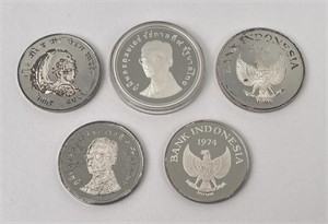 Bank of Indonesia Silver Proof Coins