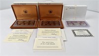1972 1975 Cook Islands Proof Coin Sets