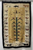 Navajo Indian Tree of Life Rug Blanket