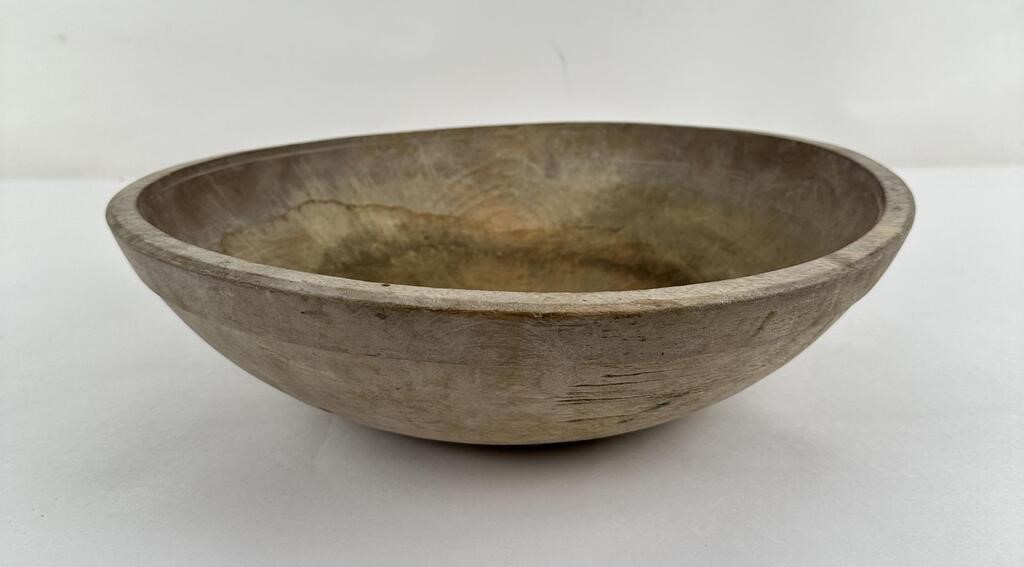 American Folk Art Dough Bowl