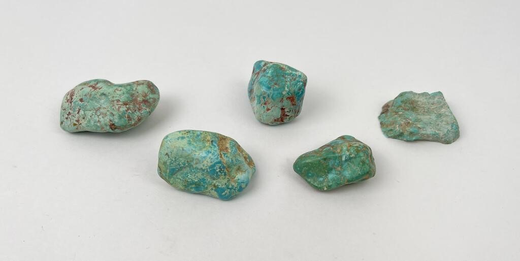 825 Carats of Jewelry Grade Turquoise Nuggets