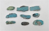 264 Carats of Jewelry Grade Turquoise Slabs