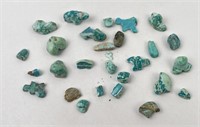 280 Carats of Jewelry Grade Turquoise Nuggets