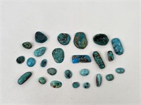 249 Carats of Jewelry Grade Turquoise Cabochons