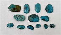 126 Carats of Jewelry Grade Turquoise Cabochons