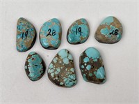 174 Carats of Jewelry Grade Turquoise Cabochons