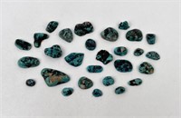 227 Carats of Jewelry Grade Turquoise Cabochons