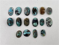 103 Carats of Jewelry Grade Turquoise Cabochons
