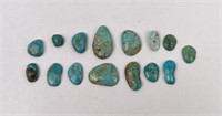 126 Carats of Jewelry Grade Turquoise Cabochons