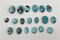 115 Carats of Jewelry Grade Turquoise Cabochons