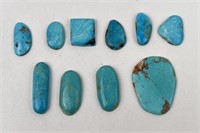 191 Carats of Jewelry Grade Turquoise Cabochons