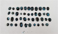 133 Carats of Jewelry Grade Turquoise Cabochons