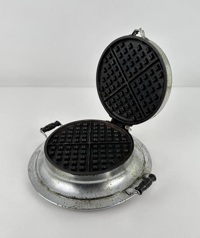 Antique Universal Waffle Iron