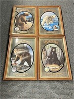 Complete Set of Hamms Bear Beer Mirrors