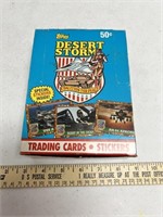 Topps Desert Storm Wax Packs Box