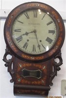 R. Welburn Inlaid Clock