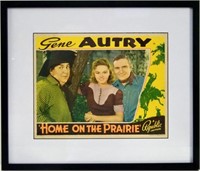 Gene Autry lobby poster "Home on the Prairie"