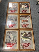 Miller Highlife Beer Mirror First Edition Set