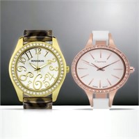 CHAMOUNT & ROUSSEAU Ladies Crystal Watches