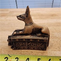 Egyptian Anubis Sitting Dog Statue
