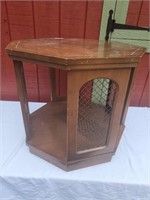 MCM octagon end table
