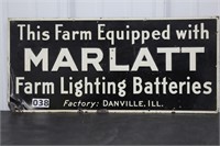 Marlott Farm Lighting Batteries  19 1/2" X 9"