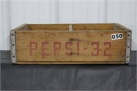 Wood Pepsi 32 Crate