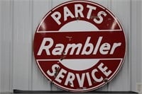 Rambler Parts - Service Porcelain Sign