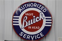 Buick Authorized Service Porcelain DS Sign 42"