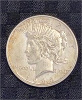 1928D Peace Silver Dollar