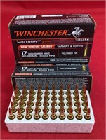 (100)Rds Winchester .17 Super Mag