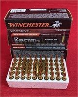 (103)Rds Winchester .17 Super Mag