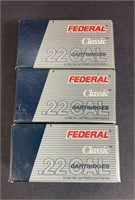 (125)Rds Federal .22 Win Mag