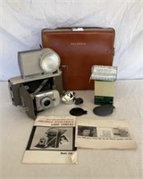 Polaroid 80B Camera, Case, Film