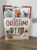 Origami learning kit with book and supplies