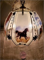 Hanging Horse Lamp Light