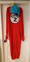 XL Dr Seuss Thing 1 or 2 Halloween Costume Onesie