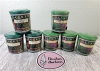 7 New Green Yankee Candles 1.75 Ounce