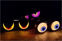 3 Pairs of Light Up Halloween Eyes