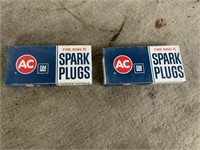 2 BOXES AC GM FIRE RING II SPARK PLUGS