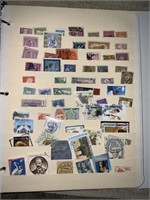 STAMP COLLECTION IN BINDER