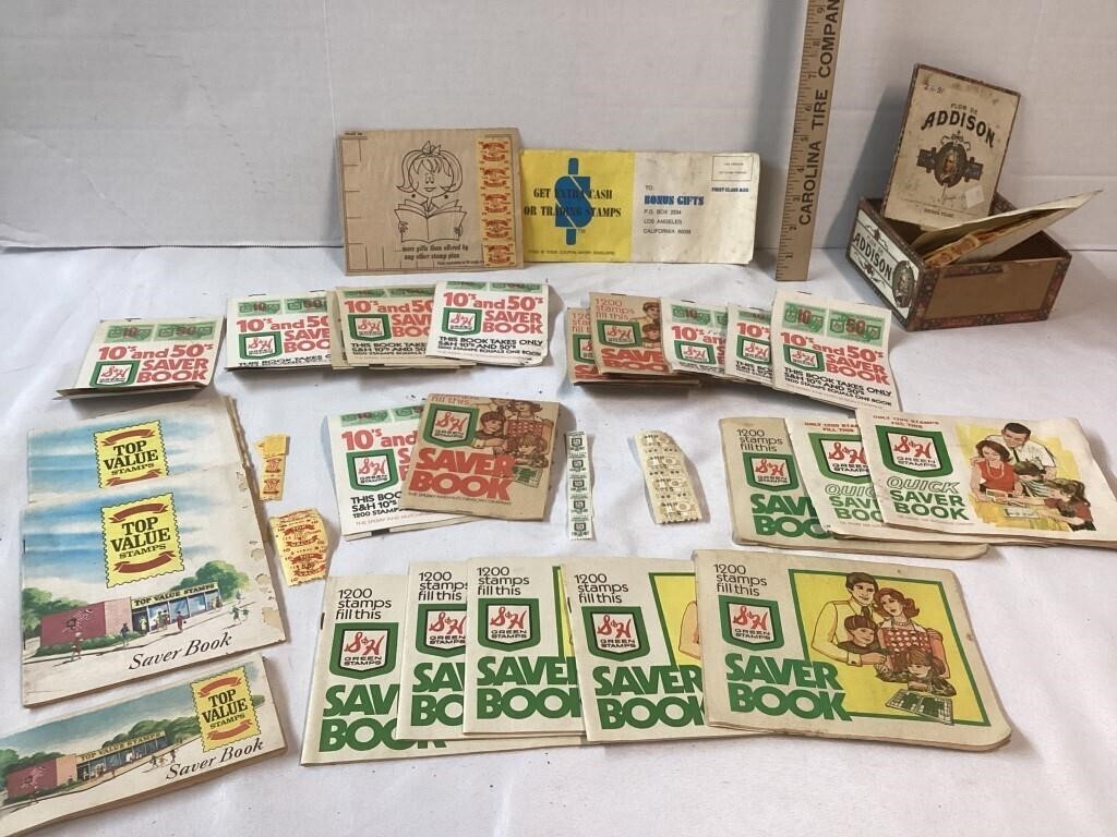 S & H GREEN STAMPS & TOP VALUE STAMPS