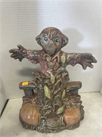 Vintage ceramic scarecrow approx 12” tall